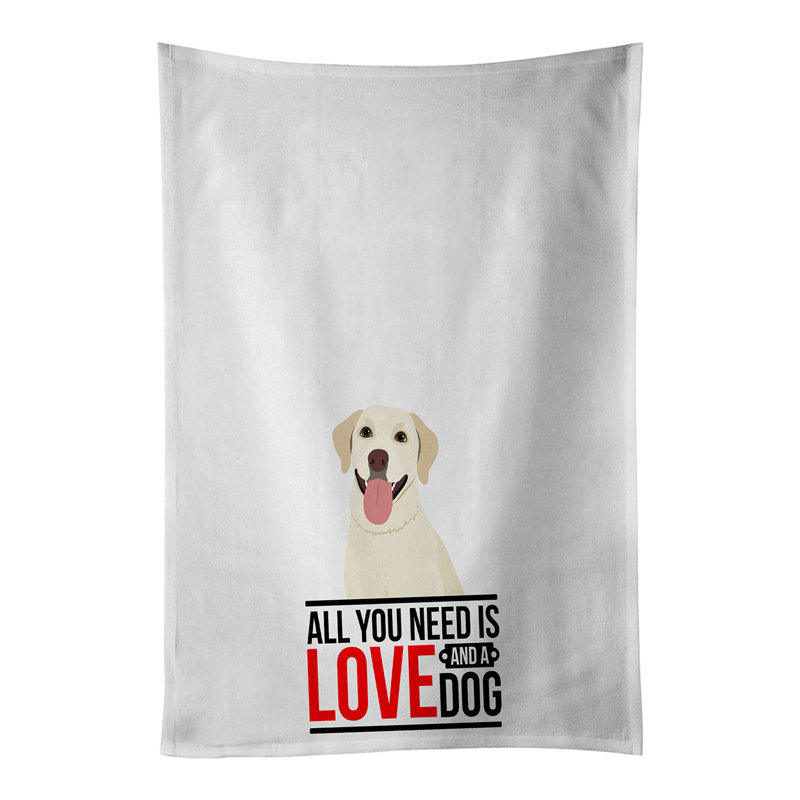 Ensemble de 2 serviettes de cuisine Labrador Retriever