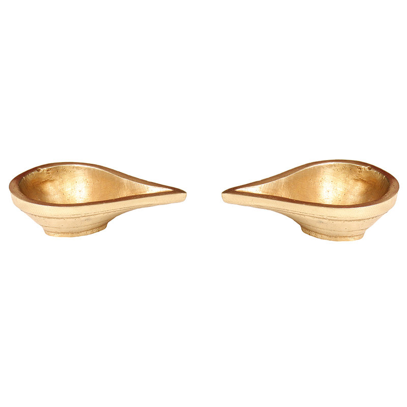 0.5'' H Brass Tabletop Tealight Holder
