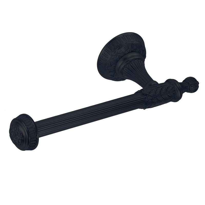 HAMPTON TISSUE BAR LEFT; MATTE BLACK FINISH, Matte Black