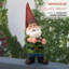 Statue de nain de jardin de chasse avec cour-684186785
