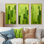 «Fern Facades Skyscraper Horizon I», ensemble de reproductions d'art mural gratte-ciel