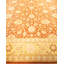 Tapis brun / ivoire noué à la main de conception unique 9 pi 3 po x 11 pi 10 po Umbro Mogul