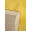 Tapis moderne touffeté à la main jaune doré 5X8 Shallu