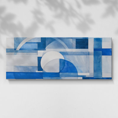 Série abstraite - CXLV III - Toile tendue avec châssis - Prêt à être accroché