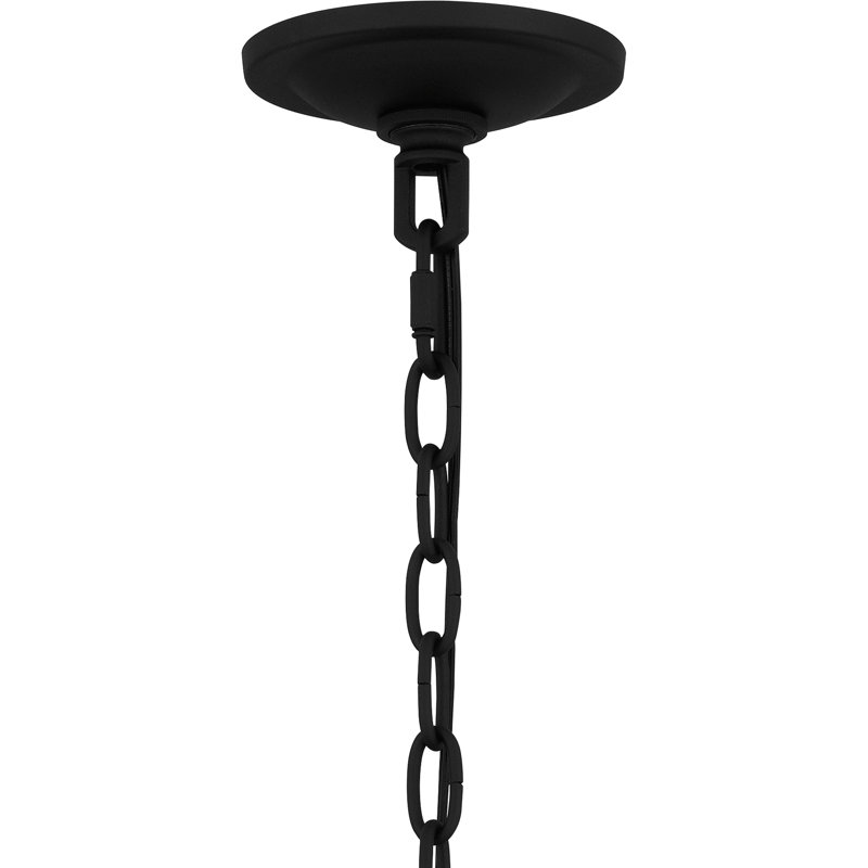 Luminaire suspendu géométrique noir 4 lumières Quesenberry