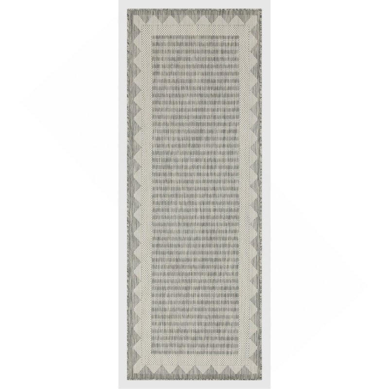 2 Ft. 7 In. X 7 Ft. 3 In. Indoor/Outdoor Area Rug, Runner 2'7" x 7'3"