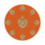 Ex vote Vegan Leather Round Pebble Placemat-1320812427