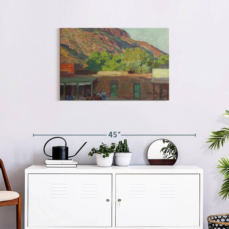 Lelar Adobe Town 1915, 20" H x 30" W