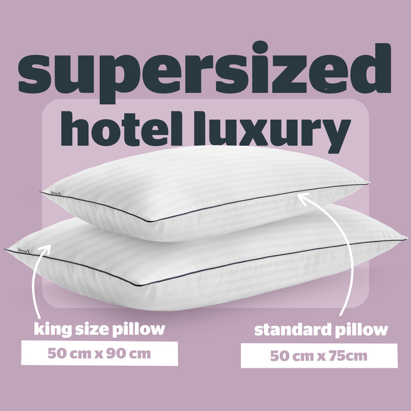 Silentnight Luxury Hotel Collection Super King Pair Of Pillows