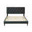 Lit dans une boîte avec charge USB et tête de lit capitonnée luxueuse, tissu en polyester doux, installation facile-1552952353