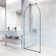 Arden 34" W x 78" H Fixed Shower Screen with 3/8" Glass