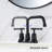 2-handle Bathroom Faucet with Drain Assembly-73457317