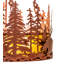 Moose At Dusk 4 - Light Chandelier-1977503531