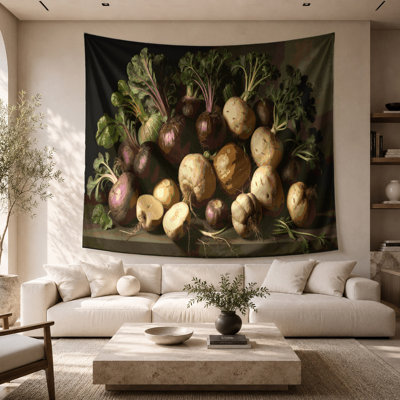 Vegetables Rutabaga Wall Tapestry