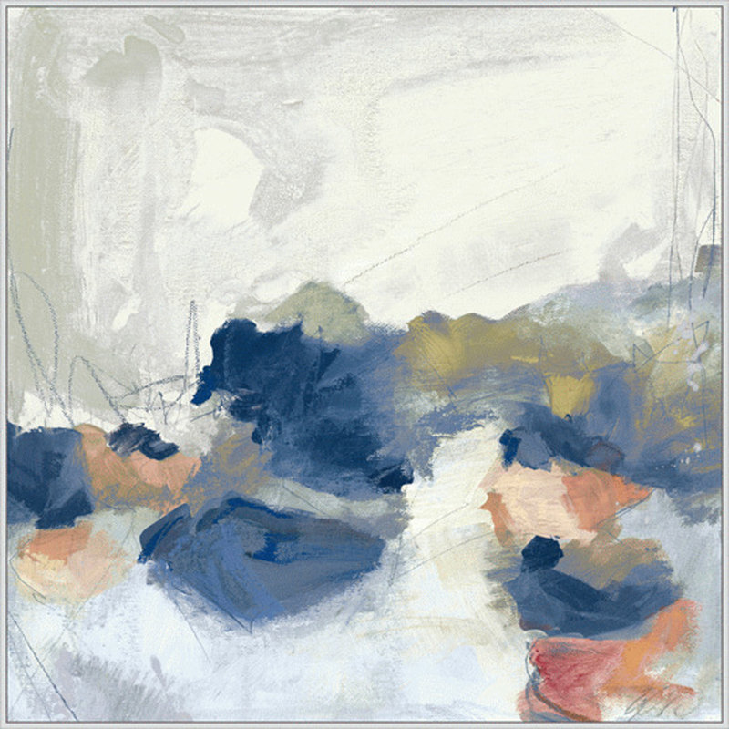 "Studio Color" par Lillian August - peinture sur toile à cadre flottant