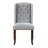 Lunford 21 " H Tufted Linen Upholstered Solid Wood Parsons Chair