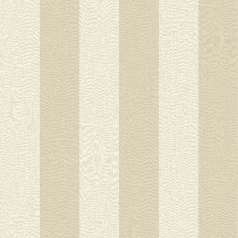 Water Silk Stripe Wallpaper 10m x 52cm Matte Wallpaper Roll, Ivory/Taupe