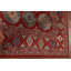 Tapis noué à la main all-over rouge Kazak 7 x 10