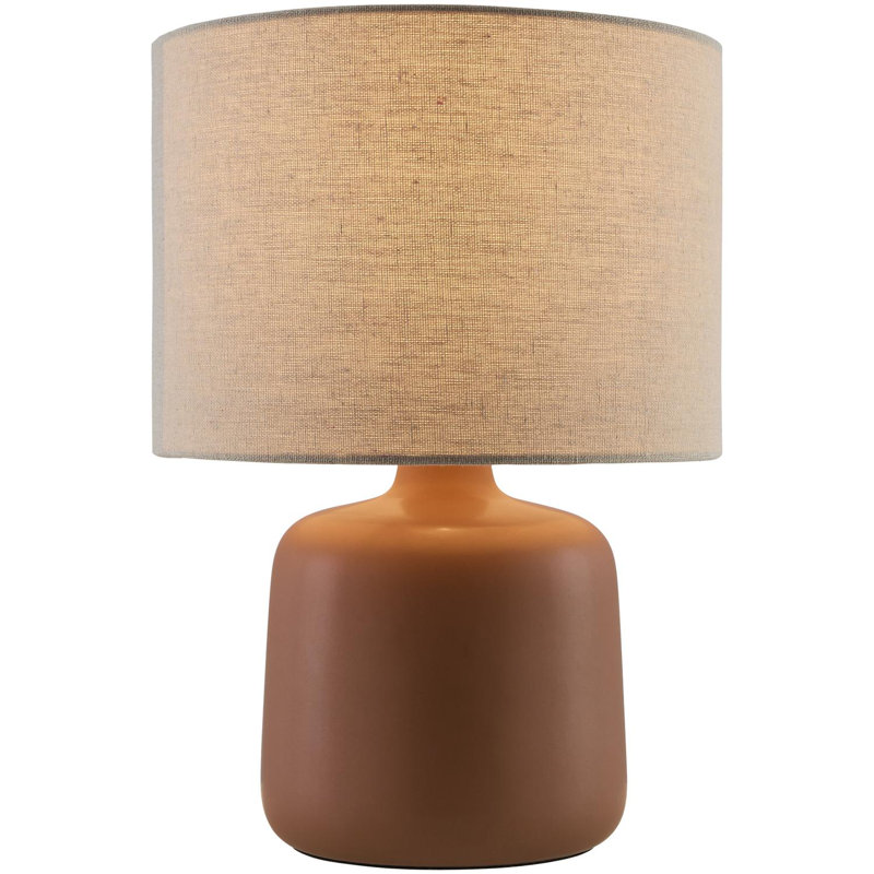 Pramit Table Lamp, Burnt Orange