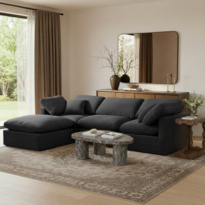 Canapé modulaire en L 4 pièces Itala