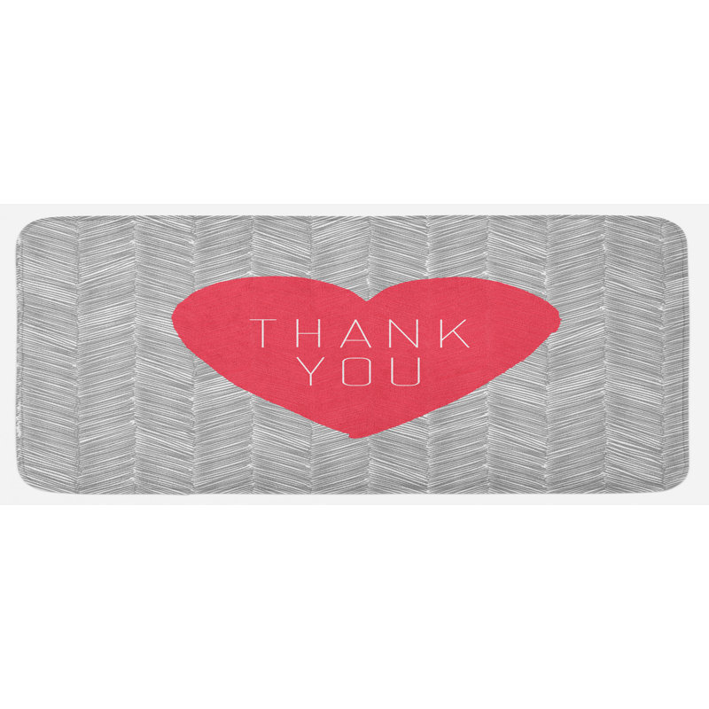 Tapis de cuisine Thank You