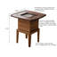 Table de foyer d'extérieur 20,87 po