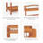20 Pair Solid Wood Shoe Rack