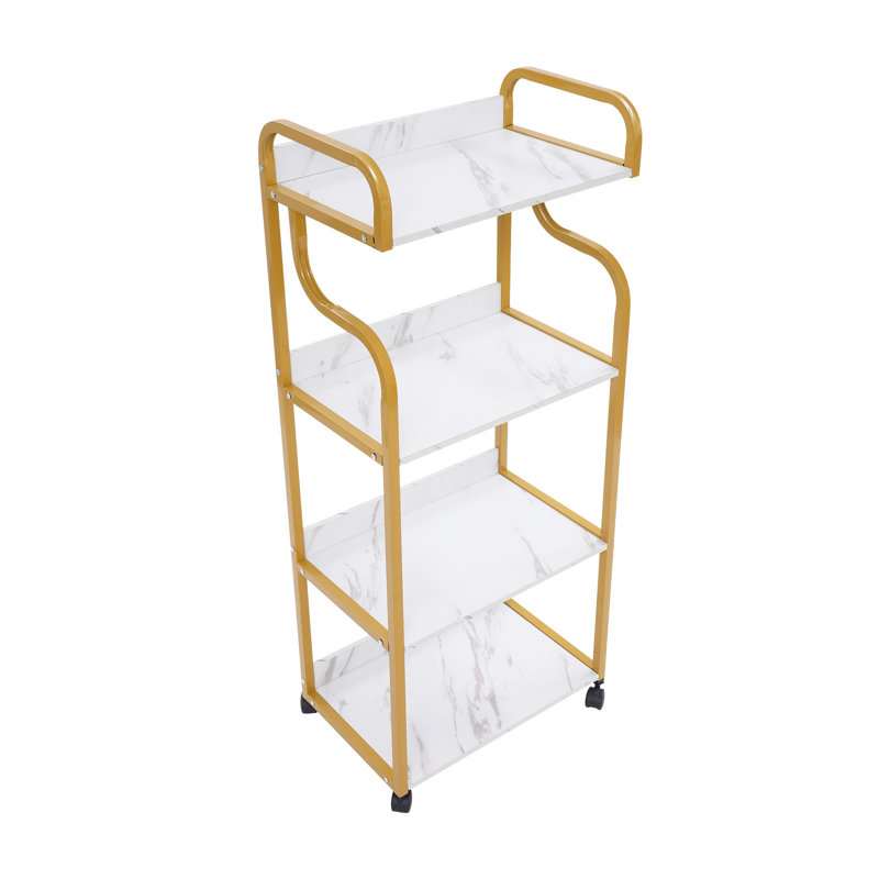 4 Tier Removable Salon Trolley Cart Tool Holder