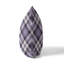 Coussin décoratif taupe Anthony Plaid-107834868-107834869
