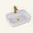 Rectangular Countertop Ceramic Wash Basin (White Finish) CUPC Certified