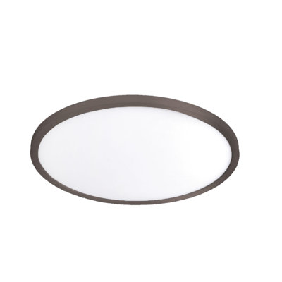 Luminaire encastré rond simple à DEL à intensité variable de 7 po, température de couleur 3500K