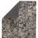 Catarina Wool Southwestern Area Rug in Elephant Skin/Jet Black/White Swan