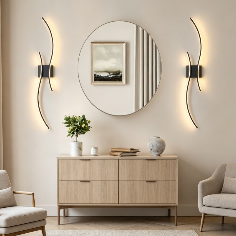 Ensemble de 2 appliques murales rechargeables à piles, à intensité variable avec télécommande et capteur tactile, gradation continue, 3 températures de couleur, minuterie, installation rapide sans câblage