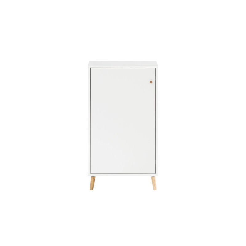 Iberia 1 -Door 1 -Shelf, White