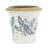 7.1X7.1X6.7" Ceramic Planter With Floral Pattern, Set Of 2