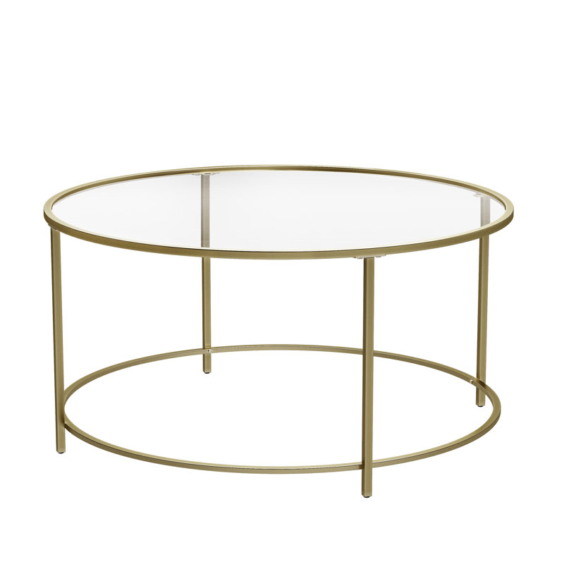 Table basse 4 pieds Doynton, Doré