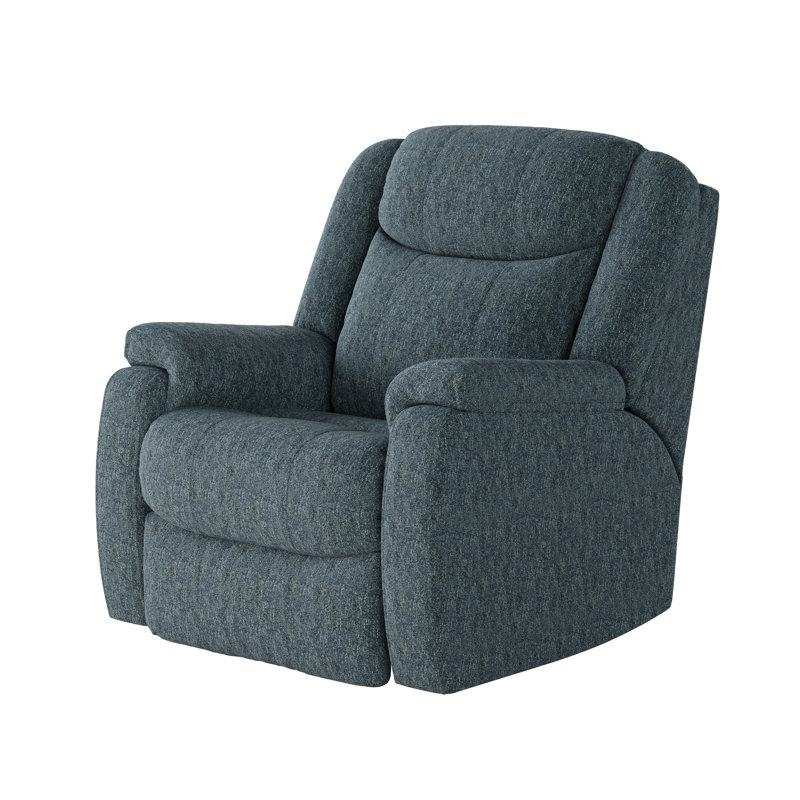 Fauteuil inclinable mural Hercules, Chenille bleu foncé