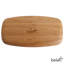 Assiette plate réutilisable en bambou