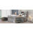 Captain Platform Bed Frame with Bookcases-1269091479