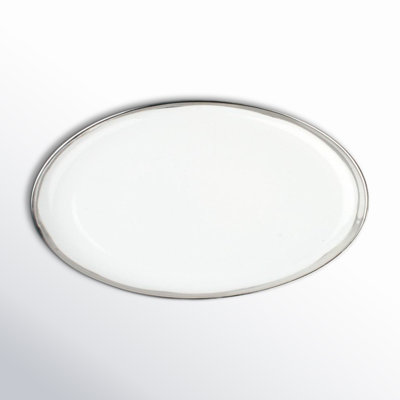 Canvas Home Dauville Porcelain Rim Oval Serving Platter