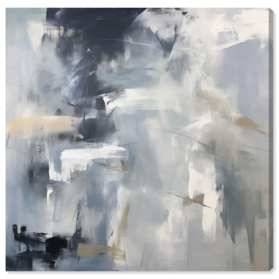 Contemplative Blues II Canvas Blue Wall Art by 