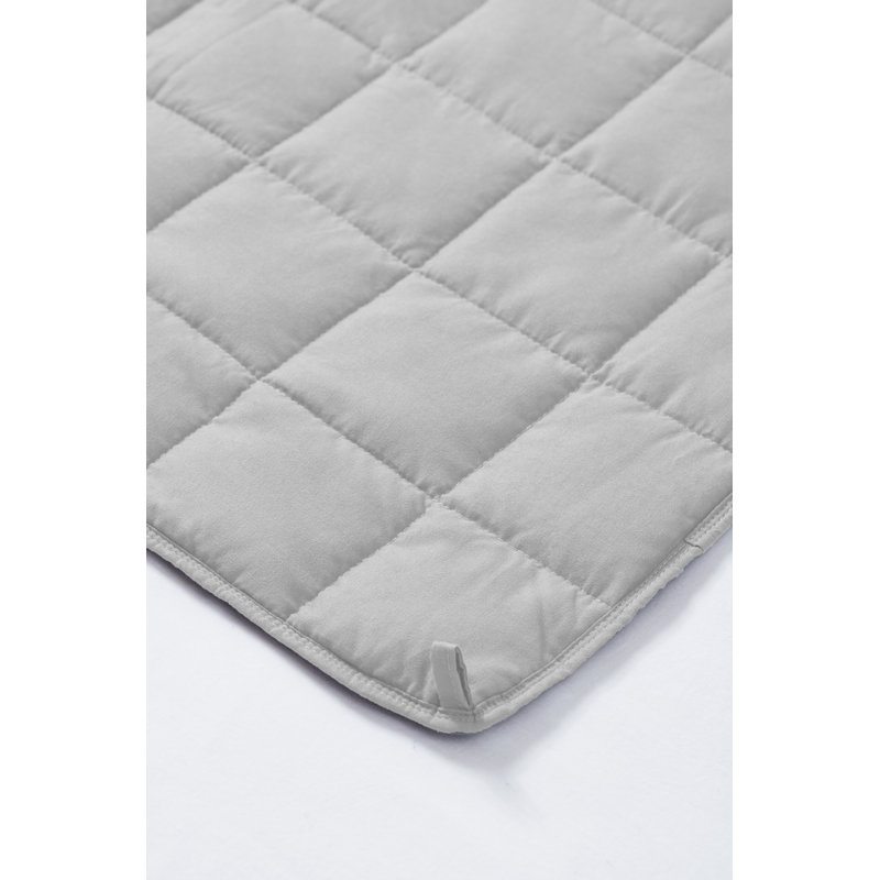 	Couverture lestée pour adultes / adolescents refroidissant pour dormir, soulage l'anxiété, Argent, Grand lit