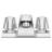 Centerset Bathroom Faucet with Drain Assembly