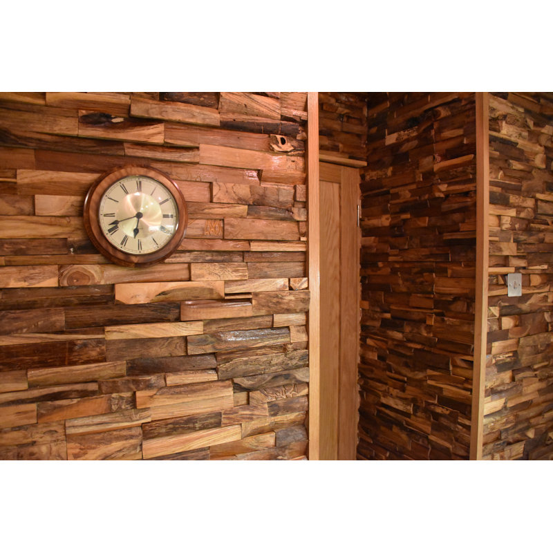 MB-003 – Teak Skin Reclaimed Teak Wall Panel