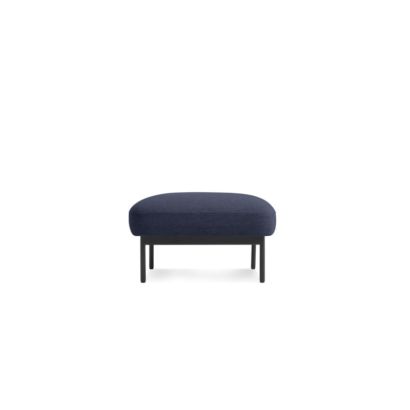 Puff Puff Ottoman, Black, Maharam Meld in Panda