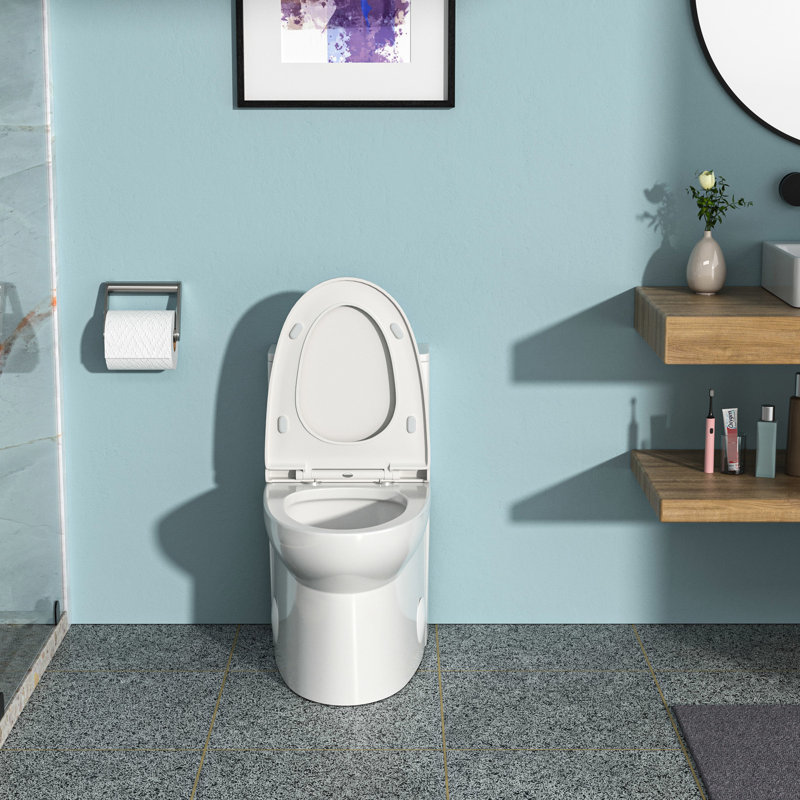 Dual Flush Ceramic Toilet With Long-lasting Structure And Stable Flushing Performance Modern Easy Surface