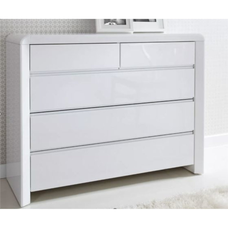 Antrice 38cm W 5 - Drawer Chest of Drawers
