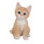 Figurine de chaton assis