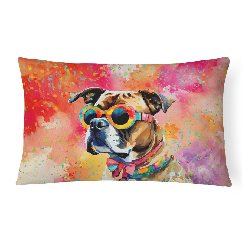  Housse et insert de coussin rectangulaire en polyester pour l'intérieur et l'extérieur