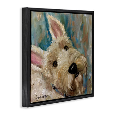 Cadre flottant Good As Gold Terrier, design par Mary Sparrow